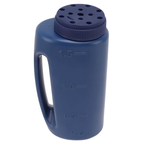 Gsycle Handheld Shaker Seed Spreader, Garden Spreader Salt Spreader Handheld Fertilizer Spreader Mini Crop Spreader for Seeds Fertilizer Salt(Blue)