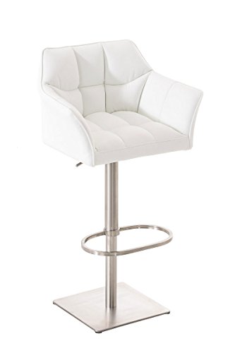 CLP Barhocker DAMASO mit Kunstlederbezug und hochwertiger Polsterung I...