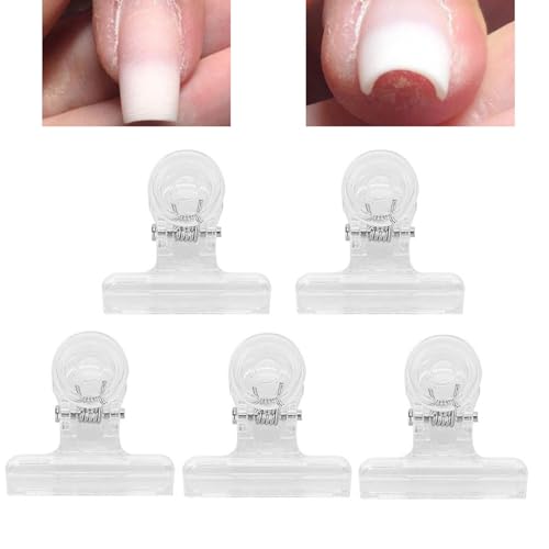Clips para Extensión de Uñas Curvos Plástico 5 piezas miniatura 3