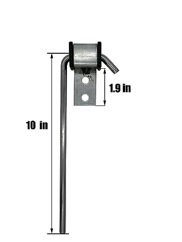 Image of 2 Pcs Heavy Duty Exhaust Hanger Rod -Universal Use Exhaust Bracket Hanger - 3 /8 inch Rod 10 inch Long | Weld On