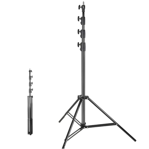 Godox 380F Heavy-Duty Master Light Stand | 12.5ft (3.8m) Extreme Height | Superior 11lb (5kg) Load | for Aputure 300D II Godox SL60W FV150 FV200 AD300PRO AD400PRO AD400ProII Studio Flash