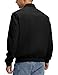 TBMPOY Men's Lightweight Bomber Jackets Casual Stylish Fashion Light Jackets Fall Windbreaker Zip Up Golf Dress Coat Black L