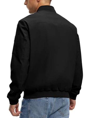 TBMPOY Men's Lightweight Bomber Jackets Light Track Jackets Casual Fall Windbreaker Outdoor Golf Fashion Coat for Men3