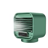 DieffematicKTY Aire Acondicionado Portatil Portable Desktop Fan Mini Air Conditioner with Night Light Water Cooling Fan Humidifier Purifier Multifunctional Air Cooler