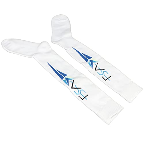 RiToEasysports Calcetines de Esgrima, Calcetines de Esgrima Que Absorben el Sudor, Transpirables, Elásticos, Portátiles, de Algodón Peinado, Unisex, Medias de Esgrima, Equipo de Entrenamiento de (S)