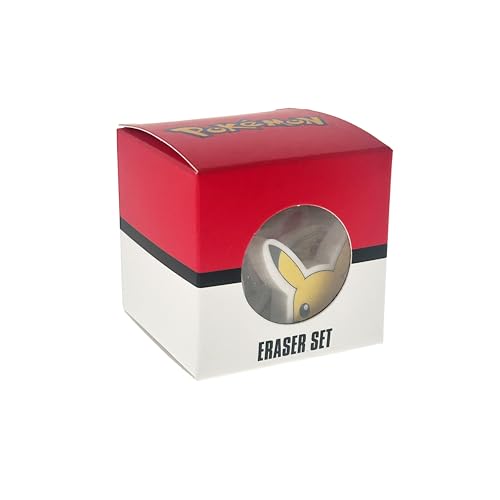 Jeu de gommes à effacer Pokemon | Ensemble de gommes à effacer pour enfants | Papeterie et articles scolaires Pokemon | Cadeaux Pokemon mignons