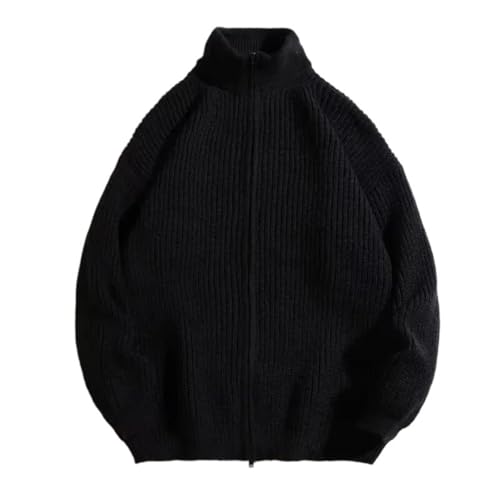 Pull homme zippé en maille Kelsiop gilet chaud manches longues