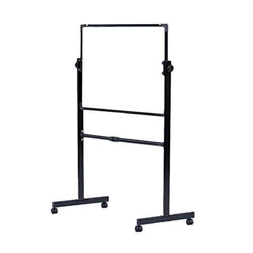 Doppelseitiges magnetisches Whiteboard, höhenverstellbar, um 360° drehbar, Rahmen aus Aluminiumlegierung, vielseitige trocken abwischbare Lösung für Zuhause, Schule und Büro