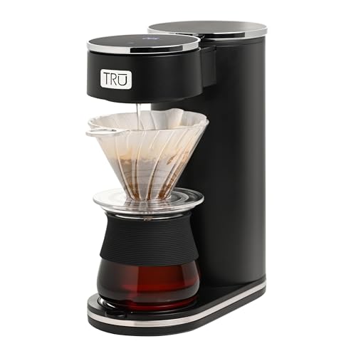 TRU Automatic Pour Over Coffee Maker with Digital...