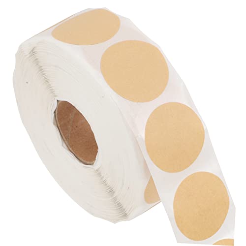 MUELODSIC Autocollants Cibles De Tir Adhésifs 1 Pouce, Rouleau 1000 Pièces, Papier Autocollant Solide, pour Réparation De Cibles, Usage Sportif, Entraînement De Tir en Extérieur