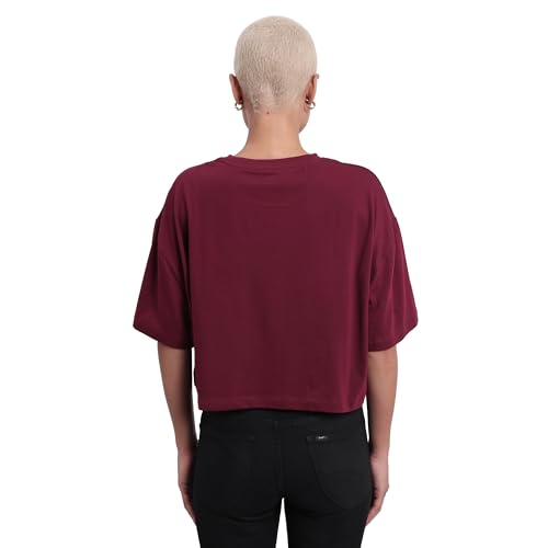 Image of Lee Women's Solid Relaxed Fit Tshirts