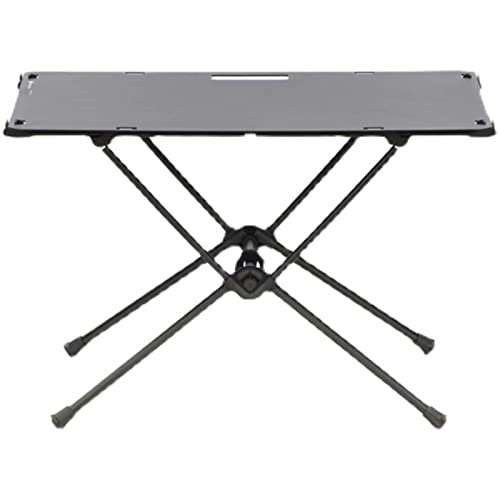 Mesa de picnic plegable ultraligera de aluminio modular para uso al aire libre, diseño de puente de agricultor, mesa combinada de metal gris portátil para camping y picnic