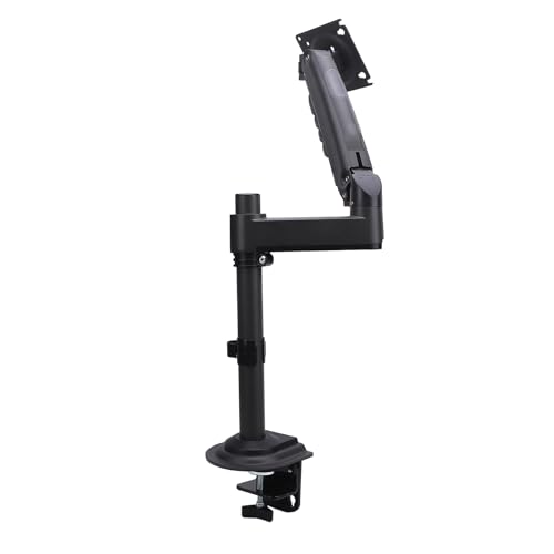 Support d'écran unique AMONIDA construction premium en aluminium durable pour moniteur 30" - 2