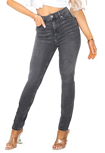 UC Ex High Street Brand Skinny Jeans for Women, Ladies High Waist Jean Skinny Stretch Pants Dark Blue