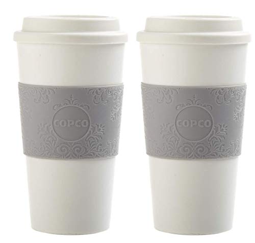 Copco Acadia Double Wall Insulated 16 oz Travel To Go Mug with Non-Slip
