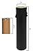 Royal Designs, Inc SCP-5006-4BK-6 Royal Designs 4 Inch Candle Drip Sleeves Chandelier Socket Covers with Paper Insulation, Black, Set of 6