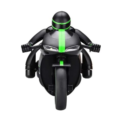 SREJNGL 1/12 Scale 2.4G Remote Control Motorbike Charging 18KM/H High Speed Drift RC Motorcycle 360 ° Rotation Stunt Vehicle Off-Road Xmas Birthday Gift for Kids Adults Cover