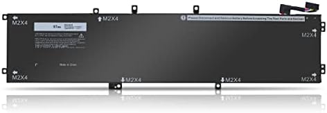 6GTPY 5XJ28 Battery for Dell XPS 15 9560 9550 9570 7590 Precision 5520 5510 M5520 i7-7700HQ 5XJ28 5D91C 5041C 05041C Laptop Battery Replacement 11.4V 97Wh