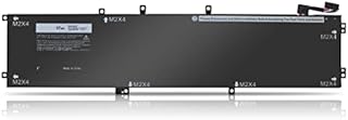 6GTPY 5XJ28 Battery for Dell XPS 15 9560 9550 9570 7590 Precision 5520 5510 M5520 i7-7700HQ 5XJ28 5D91C 5041C 05041C Laptop Battery Replacement 11.4V 97Wh
