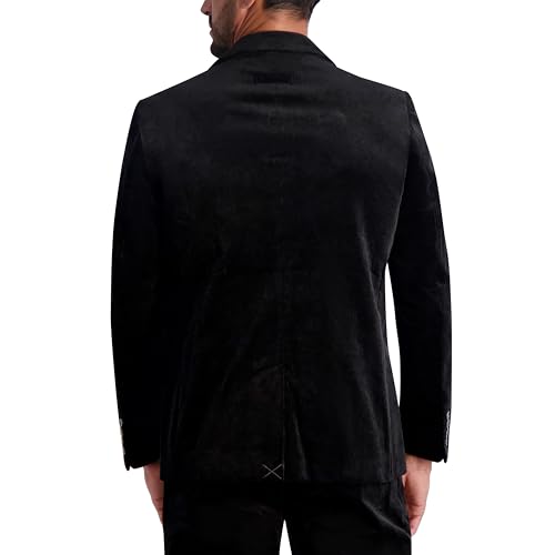 KARL LAGERFELD Men's 2 Button Long Sleeve Corduroy Blazer4