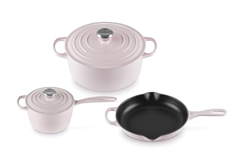 Image of Le Creuset Enameled Cast Iron Signature Cookware Set, 5 pc, Shallot