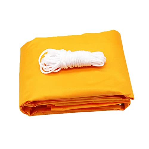 Tenda parasole per esterni, impermeabile, 2 x 2 m e 3 x 5 m, rettangolare, per giardino, patio, cortile e posto auto coperto, colore giallo mango