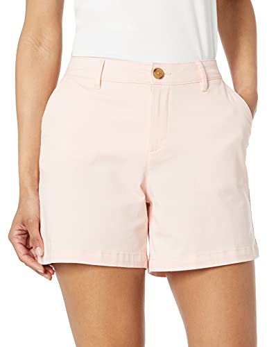 image for Amazon Essentials Women's Mid-Rise Slim-Fit 5 Inch Inseam Khaki Short 