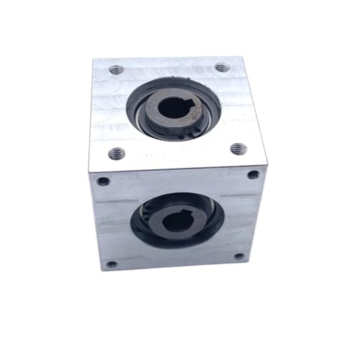 Angle Steering 1pc 90 Degree Bevel Gear Angle Device 1:1 Ratio Single Output Shaft Right Angle Reversing Gearbox 8mm Keyway Hole Gearbox Driving Change