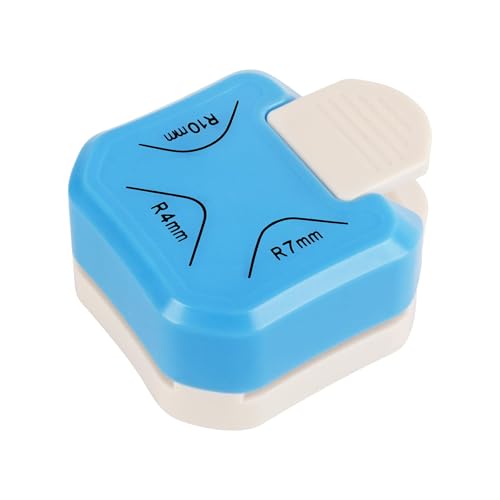 Paper Corner Cutter Rounder Punch, Paper Corner Rounder for Cardstock, 3 in 1 (R4mm, R7mm, R10mm) Round Corners Punch for Crafts, Card Making, Scrapbook Supplies image 6