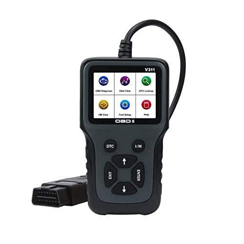 Hybkler Obd2 Scanner Car Code Reader,Automotive Scanner Diagnostic Tool,Check Engine Fault Code Reader Scanner Can Diagnostic Scan Tool For All Obd Ii Protocol Cars Since 1996,Color Screen V311 #TOP5