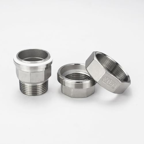 Accesorio de unión BSPT macho hembra para tubería de acero 304 5