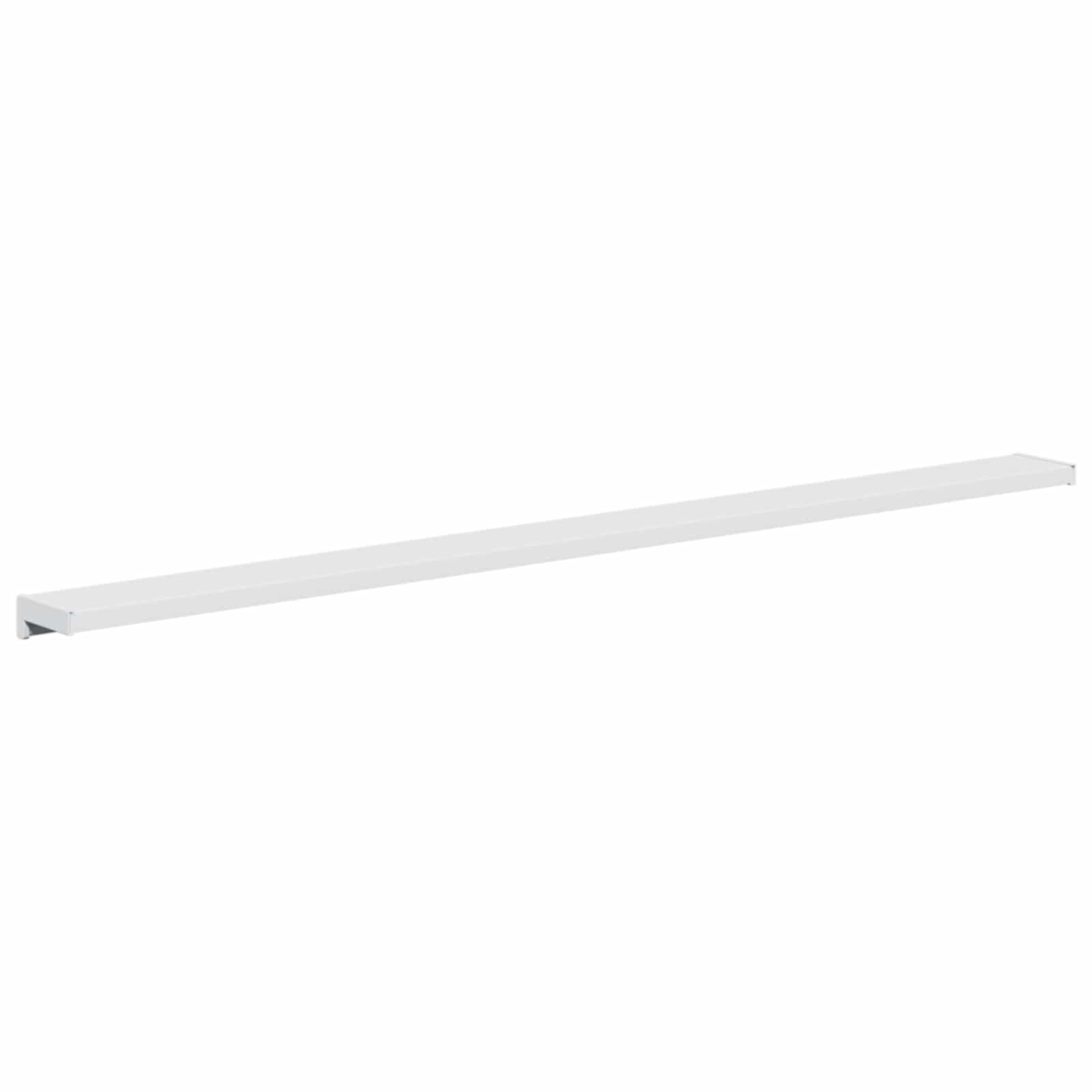 Parapet okienny, biały, 140 x 10 x 4,5 cm, z PCW, do użytku wewnątrz i na zewnątrz, trwały, odporny na działanie wody, łatwy do czyszczenia, łatwy montaż, wszechstronna dekoracja do salonu