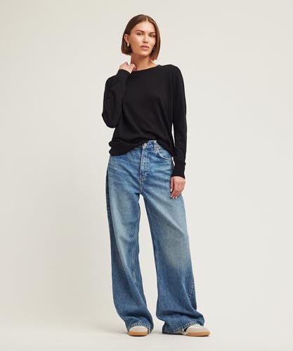 Women's Cotton Cashmere Crewneck2