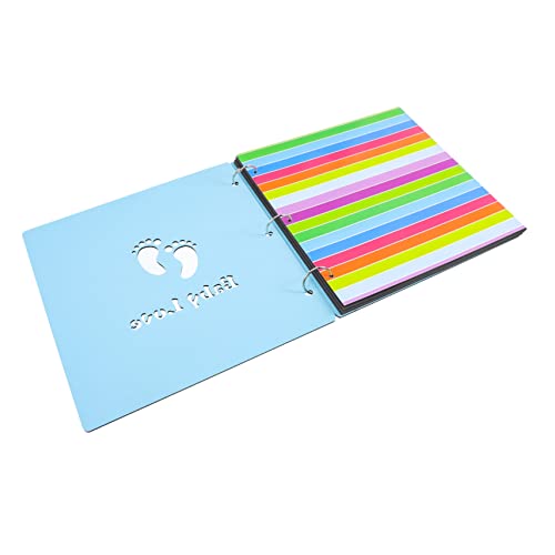 Vaguelly Álbum de fotos do bebê álbum de recortes infantil álbum de fotos de casamento livros livro