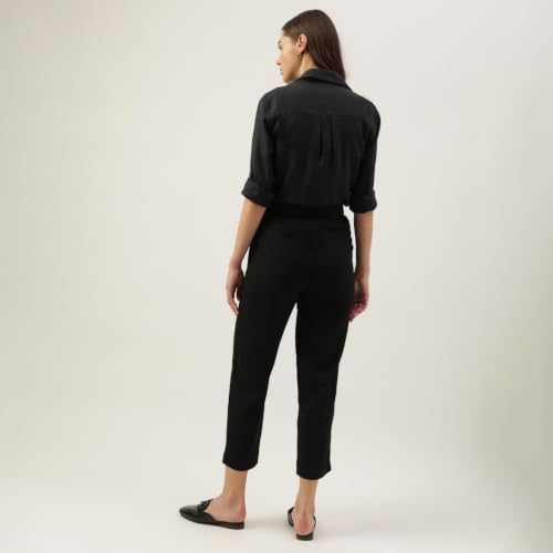 Image of Marks & Spencer High Waisted Tapered Ankle Trousers
