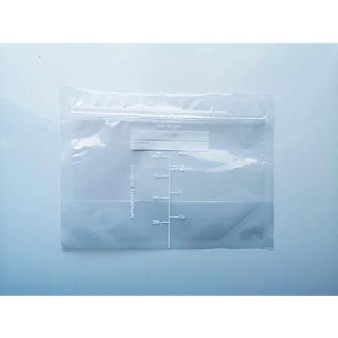 Large Pour Seal and Store Clear Self Standing RESEALABLE Fridge Freezer Bags Storage Pouches| Ideal for Liquids Soup Sauce Stews Rice etc.| Microwave and Freezer Safe (225mm x 165mm) 1L Capacity (16) Cover