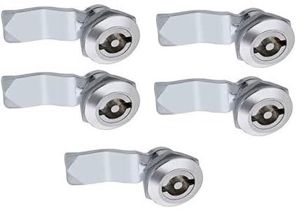 Bharat PIN Type Panel Lock Hole diameter-22 mm, Pack of 5 no.s Locks | Polished Finish | Silver-image-19