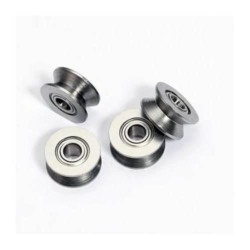 Roulement à billes V624ZZ en acier carbone pour rail de guidage en V, lot de 50 pièces