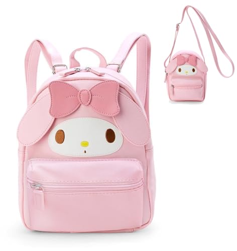 Toddler Cute Mini Backpack for Kids - Kawaii Casual Small Shoulder Bag, Girl Real Littles Preschool Cartoon Design, Simple Modern Baby Kindergarten Leash Bag, Anime Themed Gift(Pink)