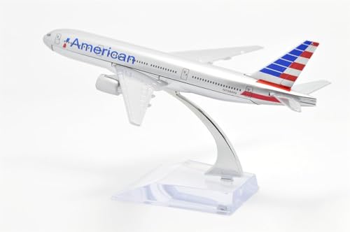 Image of Toys Uncle Diecast Aeroplane Scale Model, (B777 American 16 CM)