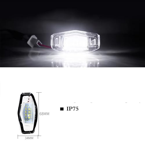 Luz de matrícula para Civic 8 y 9 Gen y Pilot 34106SNBA01 4