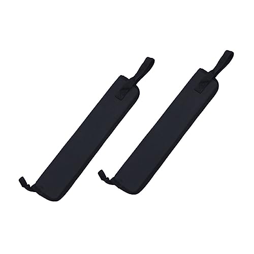 BESPORTBLE 2sets 2pcs Portable Drumstick Storage Pouch Durable Drumstick Accessories Case for Compact Black Drum Stick Holder for Home Outdoor Use 2pcs*2
