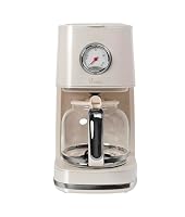 Kaffeemaschine Retro Style Nostalgia 150, Cremeweiß, 900 Watt, 1,5 Liter, 4-12 Tassen, Ziffernblatt für Warmhaltezeit, Abnehmbarer Filterbehälter, Warmhaltefunktion, Automatische Abschaltung – Ansicht 1