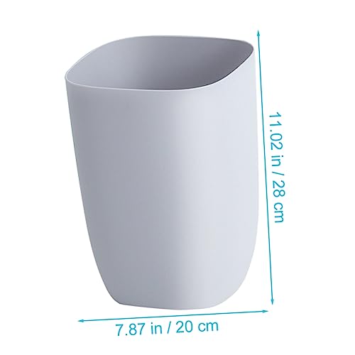 Caneca de basura rectangular de plástico 10L miniatura 2