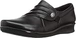 Clarks Women's Hope Roxanne Loafers, Black, 6 UK