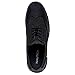 Nautica Men's Wingdeck Classic Oxford Sneaker - Stylish and Comfortable Leather Lace-up Low-top Fashion Shoe for Casual or Dressy Occasions-Black Denim Black 1-Size-7.5