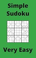 Green Simple Sudoku Book, 9x9 Puzzles, 100 Pages, 5x8, Very Easy B0F5NL3PK5 Book Cover