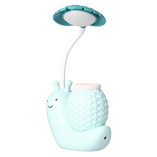 Lámpara de Escritorio LED con Soporte para Lápiz, Lámpara de Escritorio LED, Carga USB, Cuello de Cisne Flexible, Cubierta Portátil, Suave de Luz, con Batería Incorporada para - imagen 7