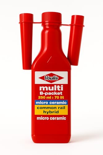 Voulis Aditivo Gasolina Multifunción | Limpieza de Inyectores, Aumento de Potencia y Octanaje, Menor Consumo y Emisiones | 250ml - Multi B-Packet