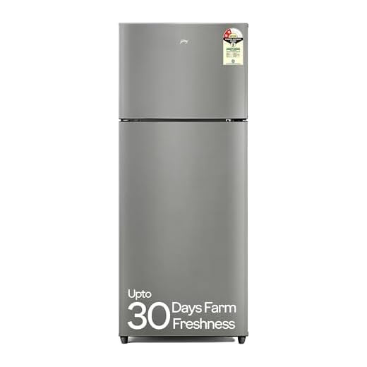 Godrej 223 L 2 Star Nano Shield Technology, Inverter Frost Free Double Door Refrigerator(2023 Model, RF EON 244B RI ST GL, Steel Glow)